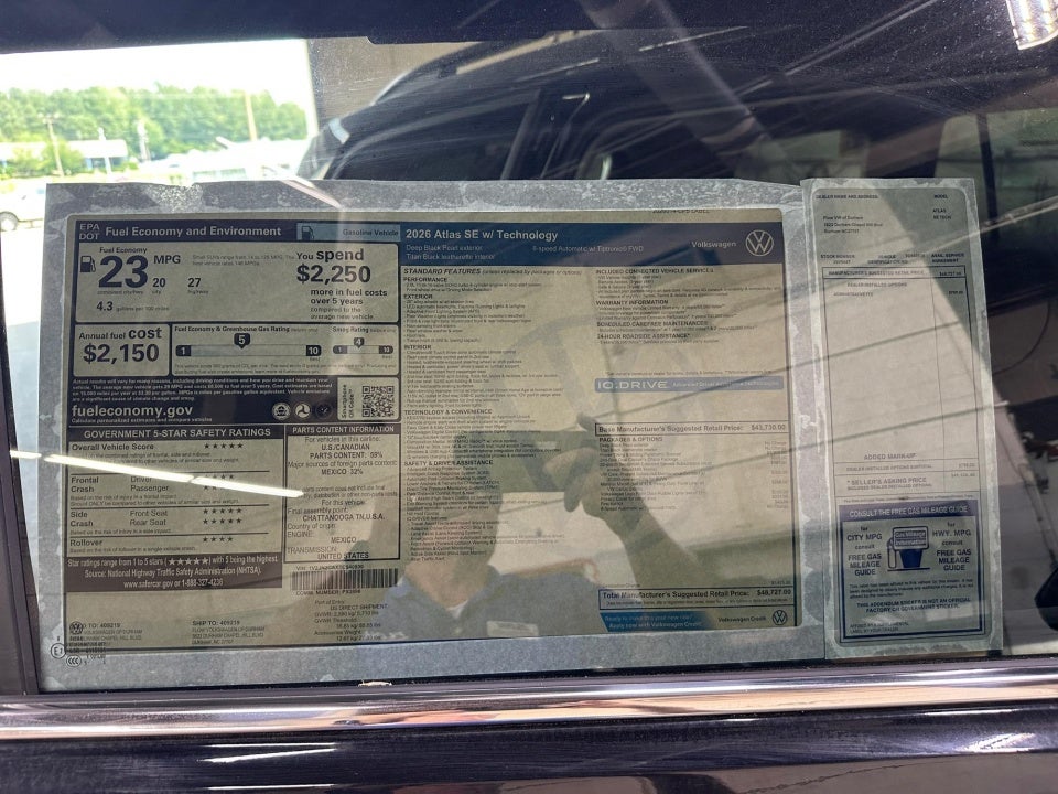 2026 Volkswagen Atlas SE with Technology