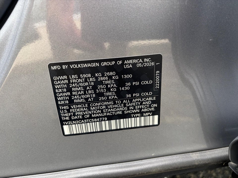 2026 Volkswagen Atlas 2.0T SE