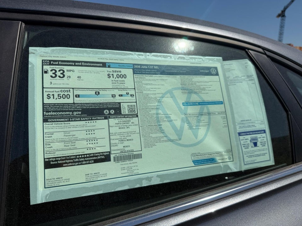 2026 Volkswagen Jetta SEL