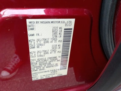 2022 Nissan Frontier Crew Cab PRO-4X 4x4