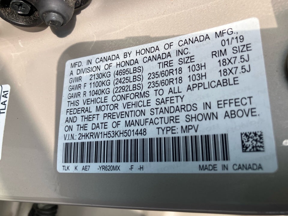 2019 Honda CR-V EX