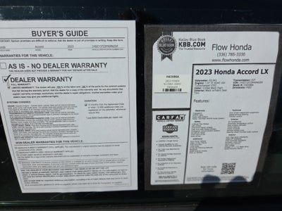 2023 Honda Accord LX