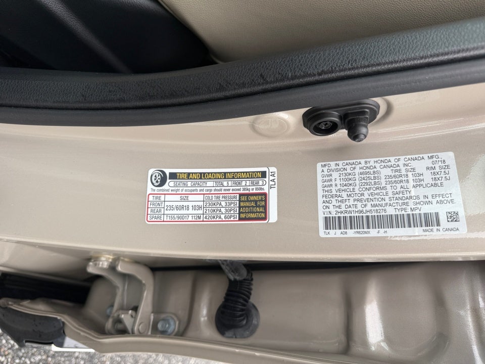 2018 Honda CR-V Touring