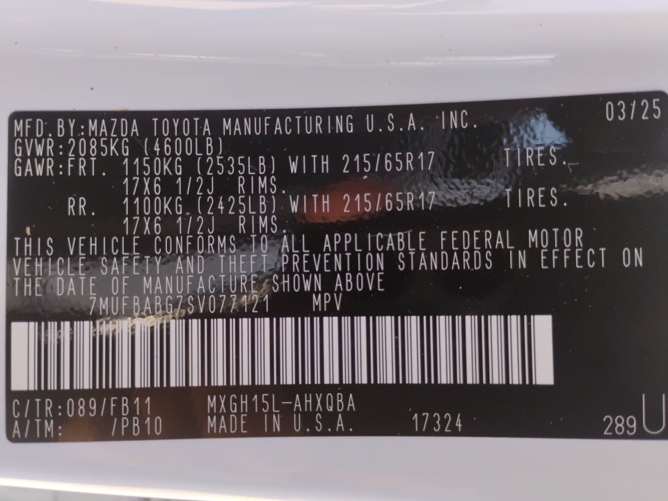 2025 Toyota Corolla Cross Hybrid Hybrid S