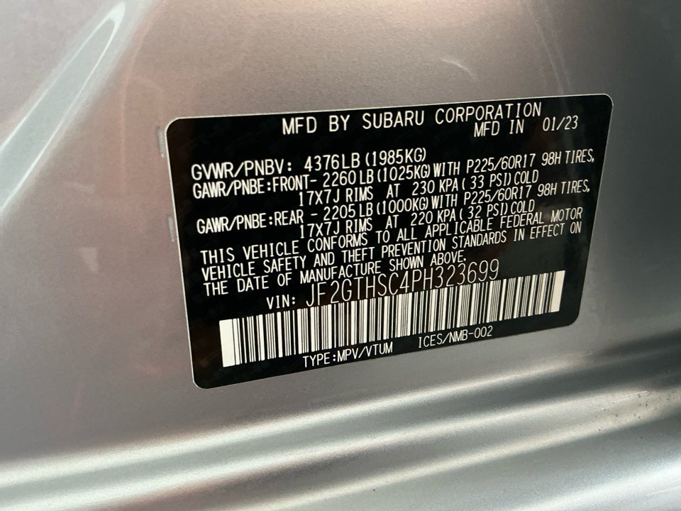 2023 Subaru Crosstrek Sport