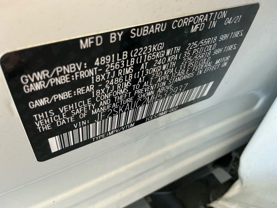 2021 Subaru Forester Limited