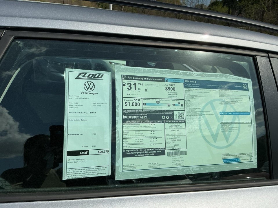 2026 Volkswagen Taos S