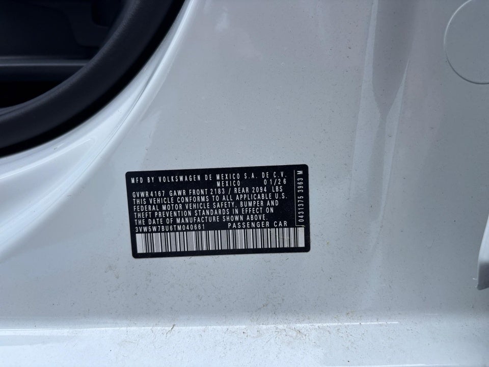 2026 Volkswagen Jetta S