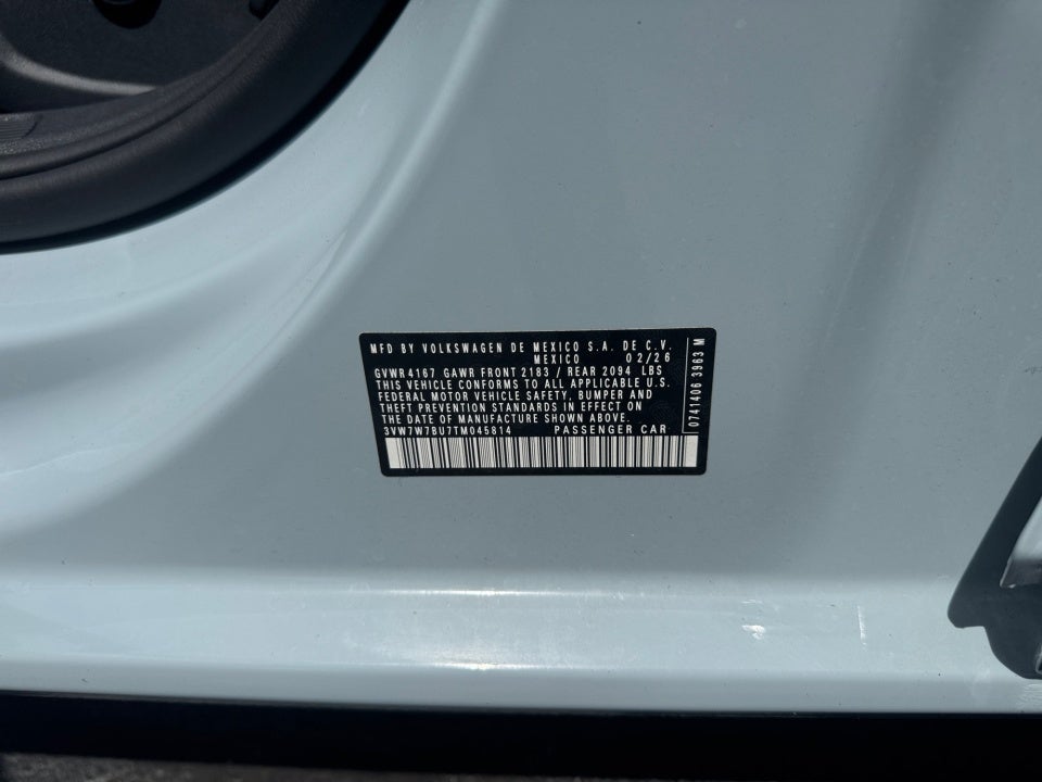 2026 Volkswagen Jetta SE