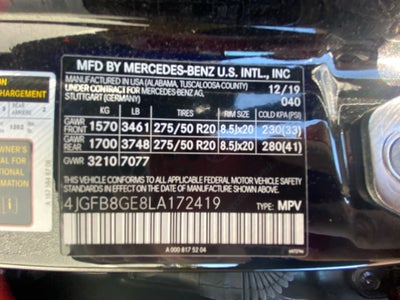 2020 Mercedes-Benz GLE 580 4MATIC®