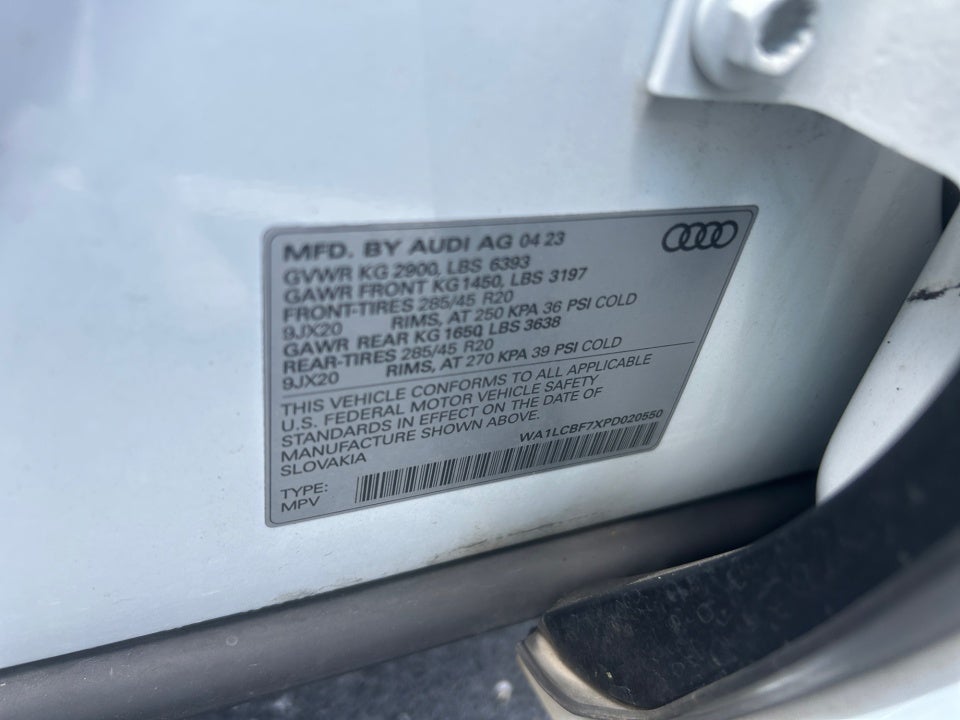 2023 Audi Q7 Premium Plus 45 TFSI quattro Tiptronic