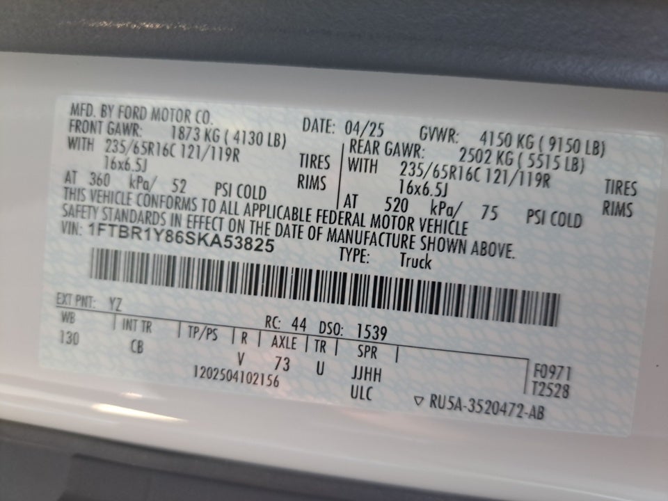 2025 Ford Transit-250 Cargo Van Base