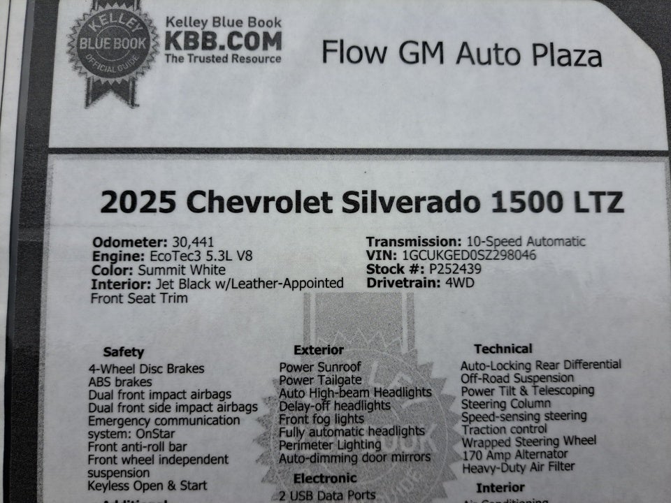 2025 Chevrolet Silverado 1500 LTZ