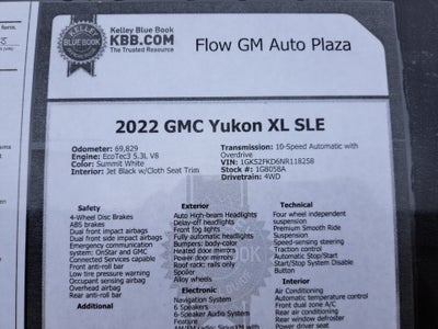 2022 GMC Yukon XL SLE