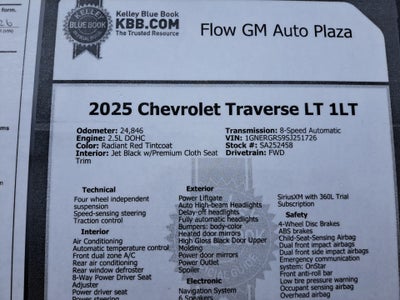 2025 Chevrolet Traverse FWD LT