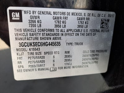 2017 Chevrolet Silverado 1500 LTZ