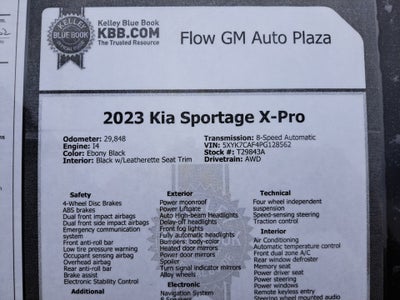 2023 Kia Sportage X-Pro
