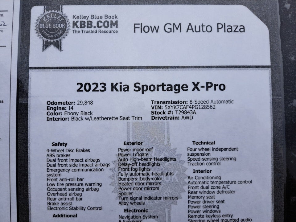 2023 Kia Sportage X-Pro