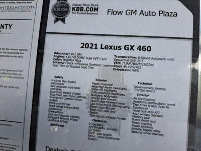 2021 Lexus GX 460 GX 460 Premium