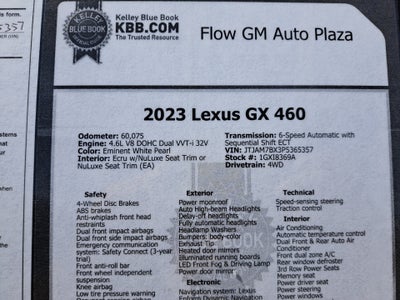2023 Lexus GX 460 GX 460 Premium