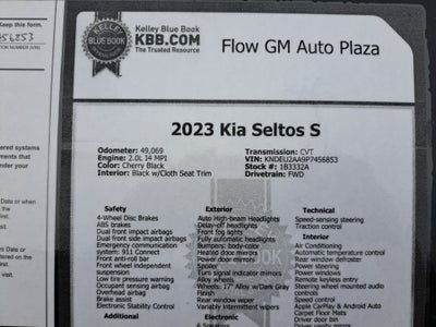2023 Kia Seltos S