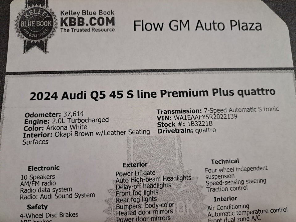 2024 Audi Q5 S line Premium Plus
