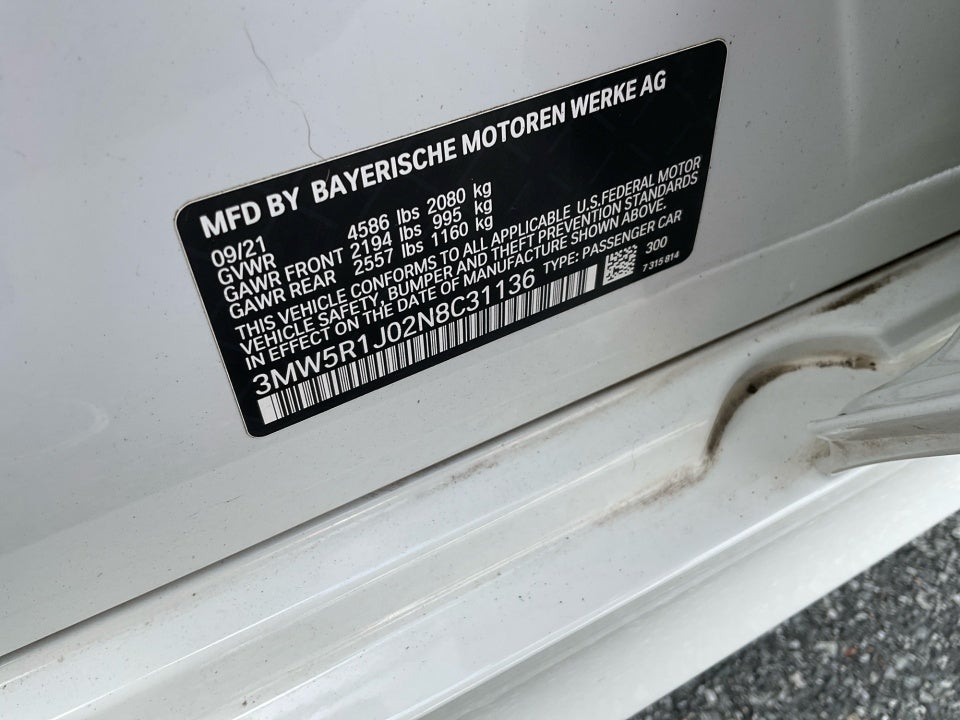 2022 BMW 330i 330i