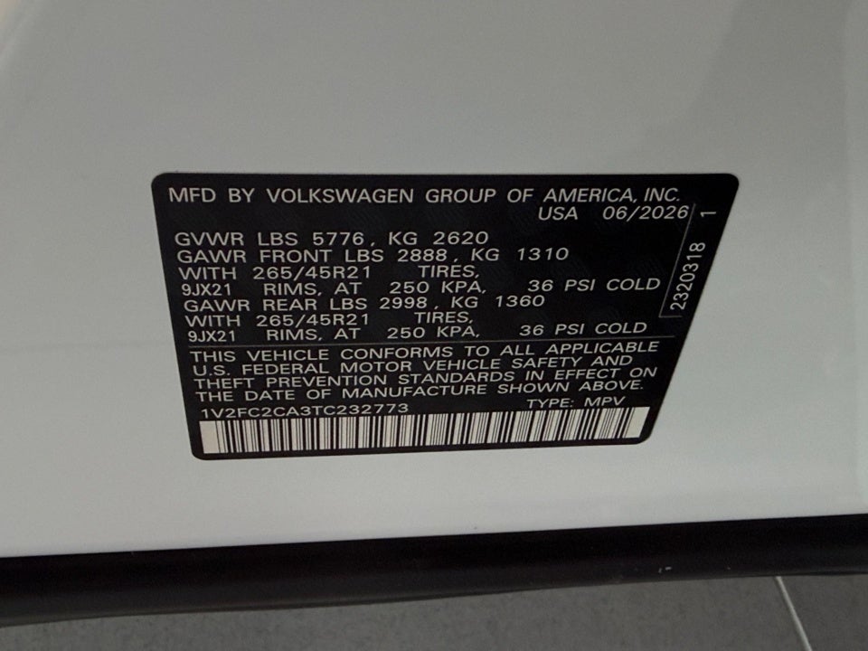 2026 Volkswagen Atlas Cross Sport 2.0T SEL Premium R-Line