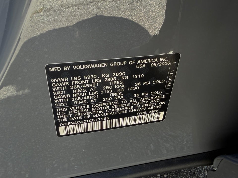 2026 Volkswagen Atlas SEL Premium R-Line