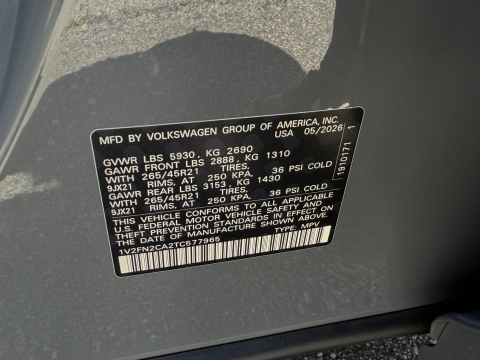 2026 Volkswagen Atlas SEL Premium R-Line