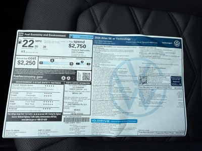 2026 Volkswagen Atlas SE with Technology