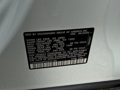 2026 Volkswagen Atlas SE with Technology