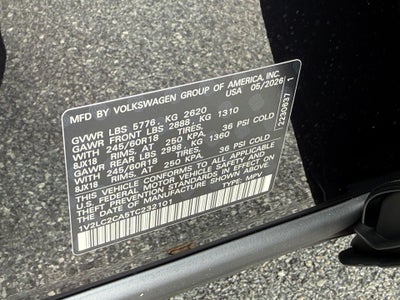 2026 Volkswagen Atlas Cross Sport 2.0T SE