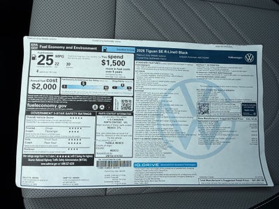 2026 Volkswagen Tiguan SE R-Line Black