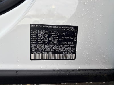 2026 Volkswagen Atlas Cross Sport SE