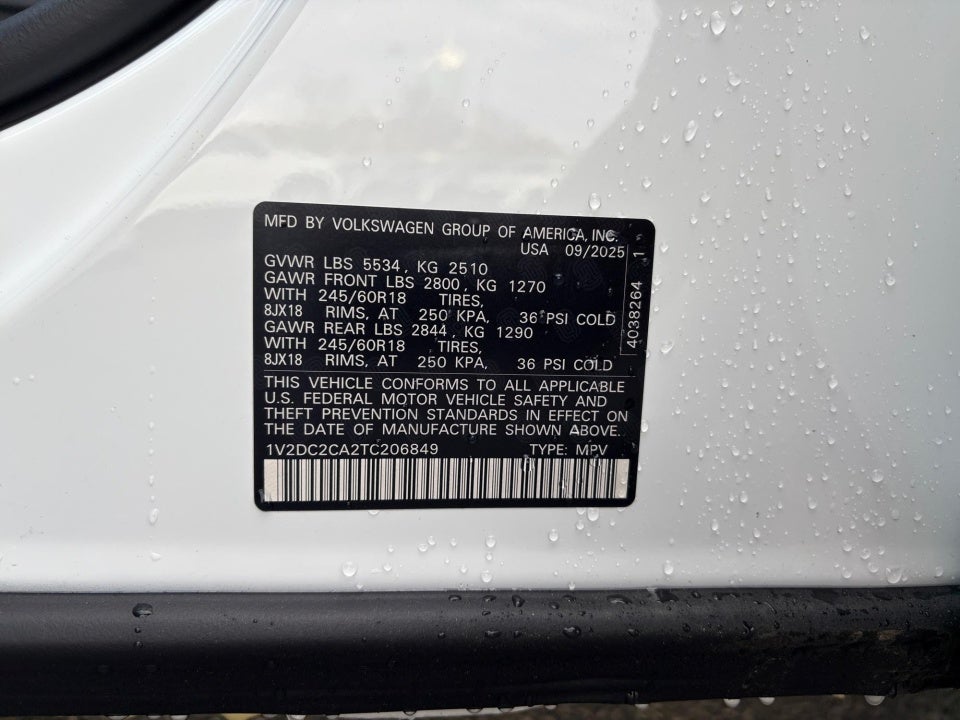 2026 Volkswagen Atlas Cross Sport SE