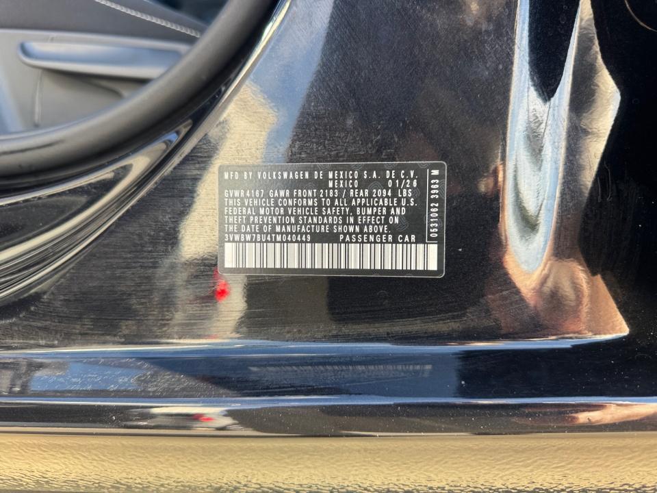 2026 Volkswagen Jetta Sport