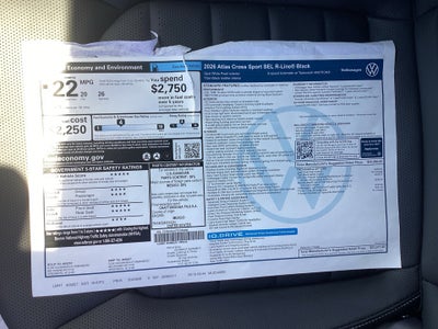 2026 Volkswagen Atlas Cross Sport SEL R-Line Black