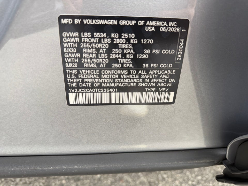 2026 Volkswagen Atlas Cross Sport 2.0T SE w/Technology