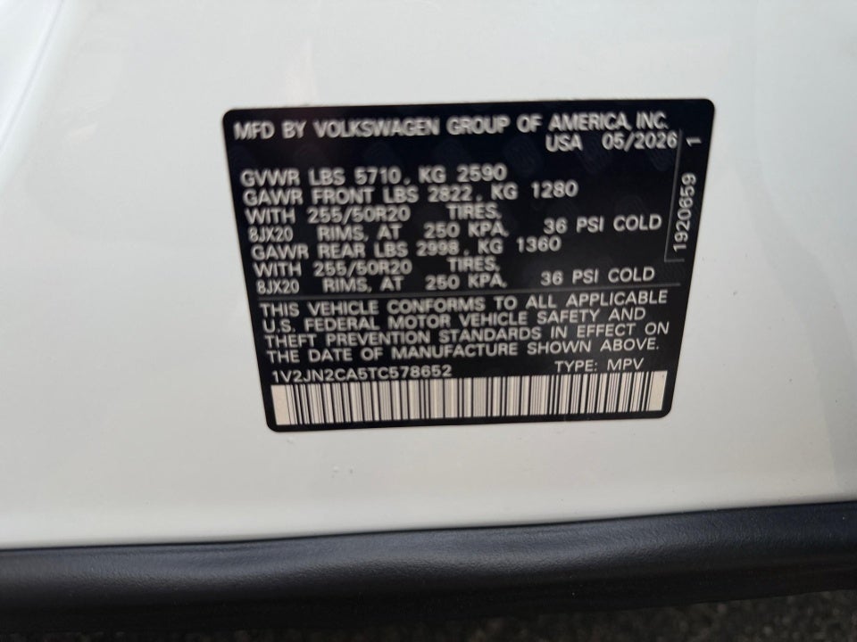 2026 Volkswagen Atlas 2.0T SE w/Technology