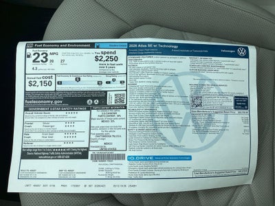 2026 Volkswagen Atlas 2.0T SE w/Technology