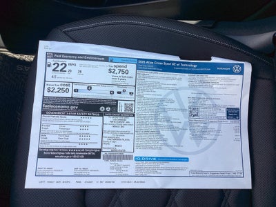 2026 Volkswagen Atlas Cross Sport 2.0T SE w/Technology