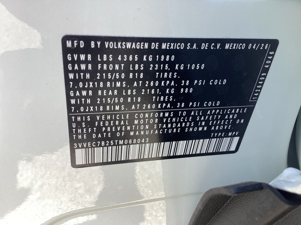 2026 Volkswagen Taos SE