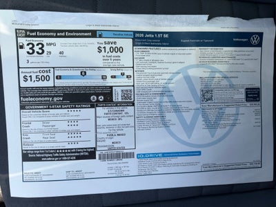 2026 Volkswagen Jetta SE