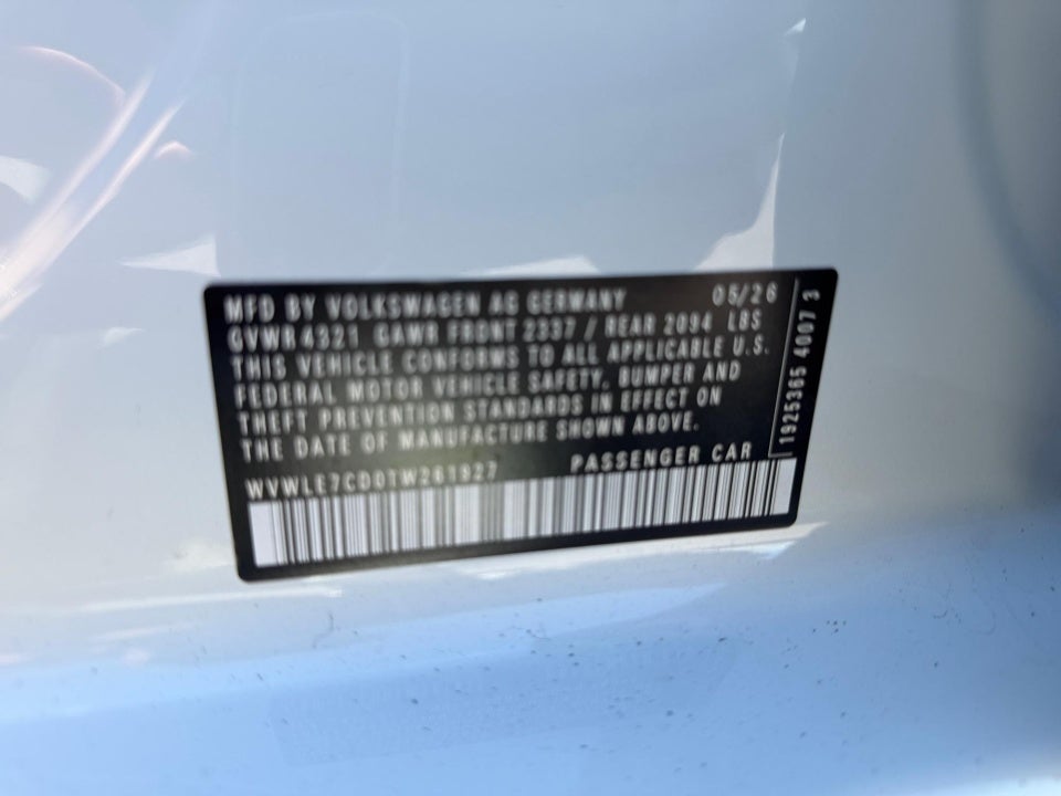 2026 Volkswagen Golf GTI S