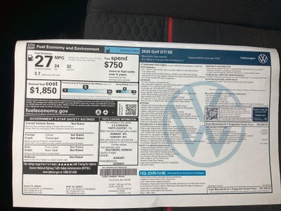 2026 Volkswagen Golf GTI SE
