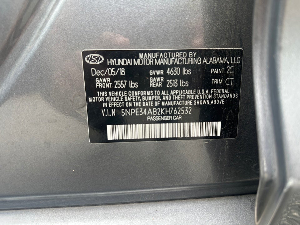2019 Hyundai Sonata Limited