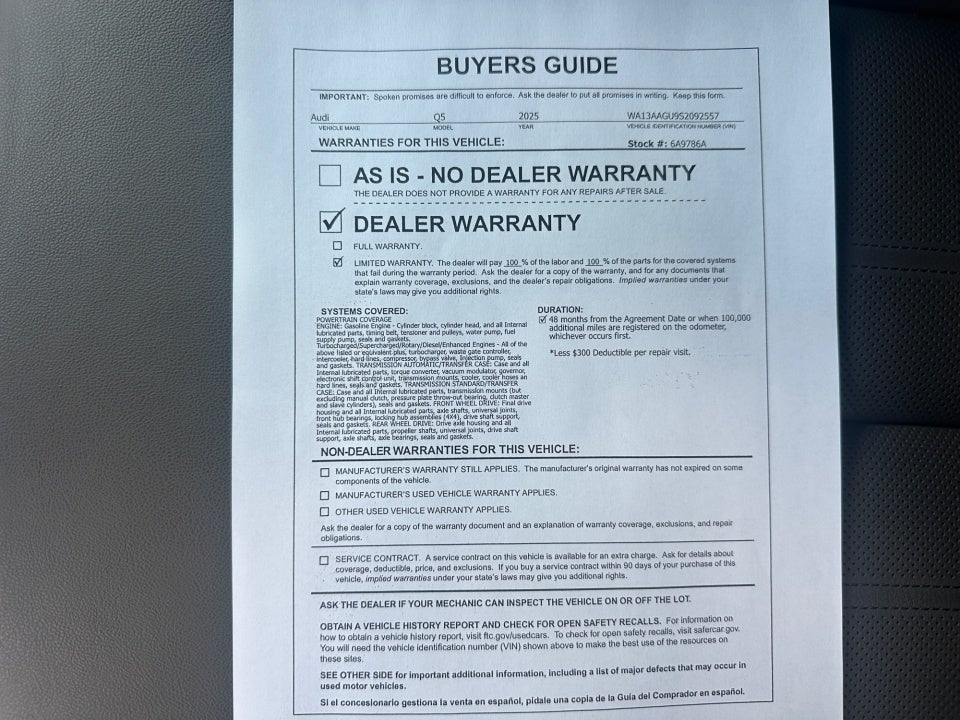 2025 Audi All-new Q5 Prestige